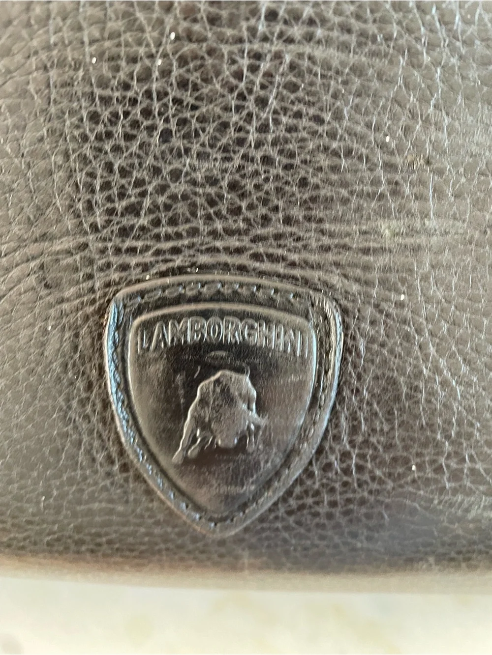 Lamborghini Murciélago Schedoni Trunk Bag - Black Leather